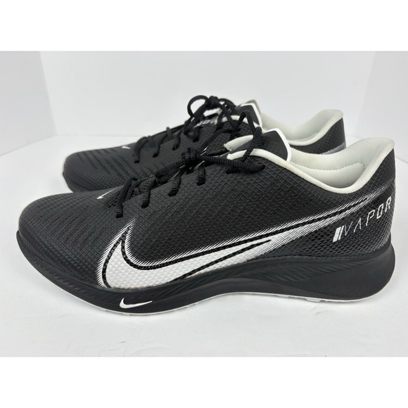 NWOB Nike Vapor Edge Pro Turf Football Shoes Black/White CD0086-001 Men\'s Sz 12. main image 7